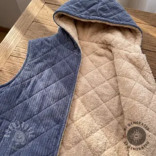 Cord QUILT navy