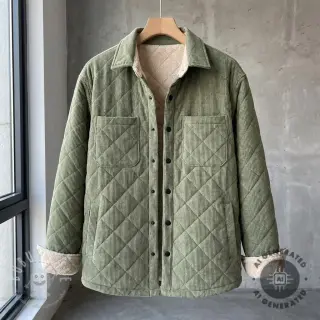 Cord QUILT khaki