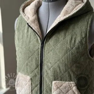 Cord QUILT khaki