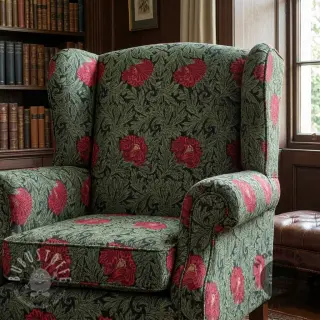 Dekostoff GOBELIN premium Poppy art craft black