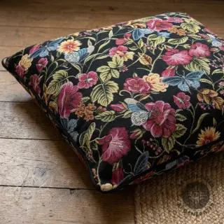 Dekostoff GOBELIN premium Vintage flower garden