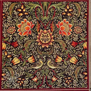 Dekostoff GOBELIN premium Graceful art craft black PANEL