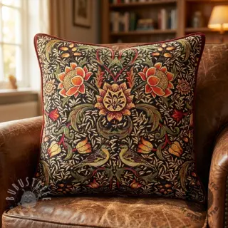 Dekostoff GOBELIN premium Graceful art craft black PANEL