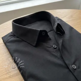 Popeline Regular black