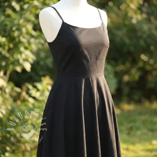 Popeline Regular black