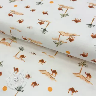 Jersey Safari off white design B digital print