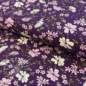 Jersey Flowers purple