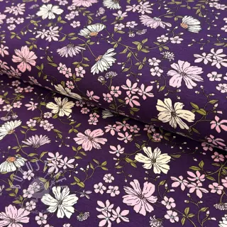 Jersey Flowers purple
