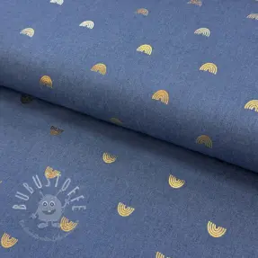 JEANS FOIL Rainbow indigo blue