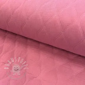 Double gauze/musselin QUILT Wave mauve