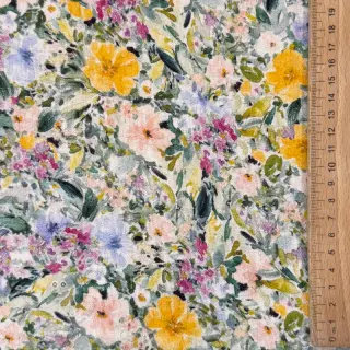 Viskosestoff leinen CREPE Flowers Simi digital print