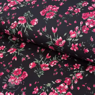 Damenstoffe SOFT SKIN black