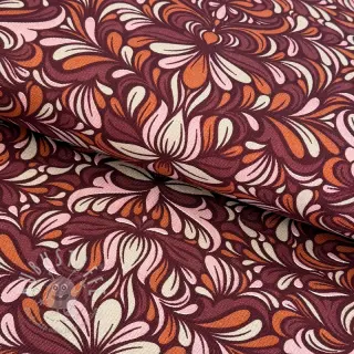 Dekostoff Boho rosewood