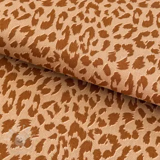 Leinen mit Viskose WASHED Animal skin sand