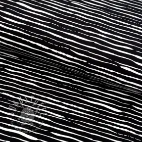 Jersey Stripes black ORGANIC