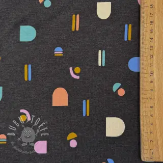 Jersey Abstract anthracite melange