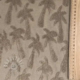 Kuschelfrottee Palmtrees sand