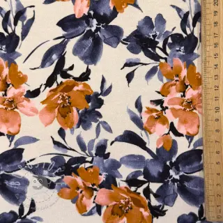 Sweatstoff Huge flowers ecru digital print