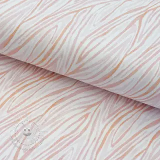Jersey Animal skin white powder digital print