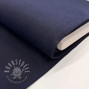Baumwoll Bündchenstoff RECYCLED navy