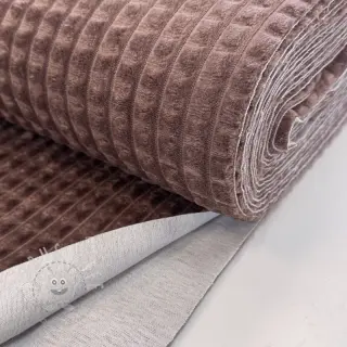 Dekostoff VELOURS DECO SQUARE brown