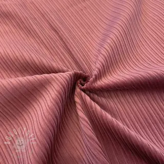 Cord STRIPE dark rose