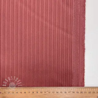 Cord STRIPE dark rose