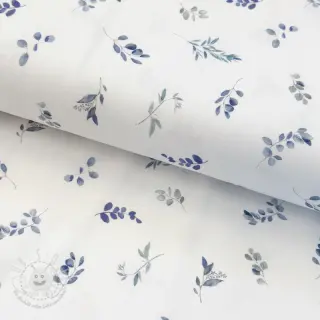 Jersey Eucalyptae white digital print