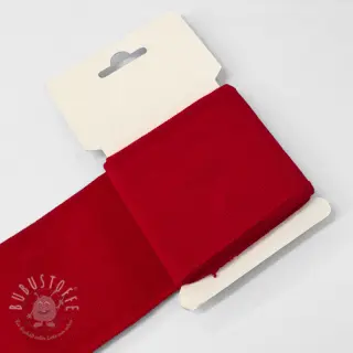 Baumwoll Bündchenstoff CUFF 7 cm dark red