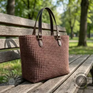 Dekostoff VELOURS DECO SQUARE brown