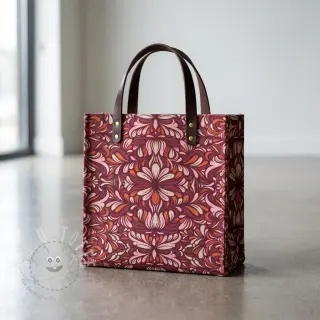 Dekostoff Boho rosewood