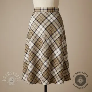 Scottish RECYCLED Checks ecru