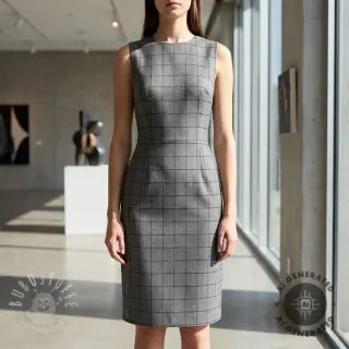 Scottish Check grey black