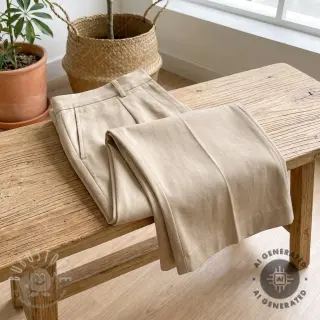TENCEL mit Leinen beige