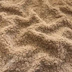 Mantelstoff TEDDY BOUCLÉ soft taupe
