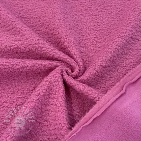 Fleece TEDDY DOUBLE SIDED pink