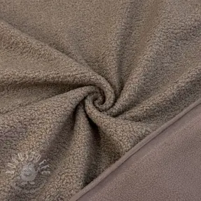 Fleece TEDDY DOUBLE SIDED taupe