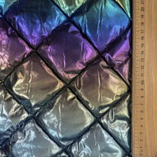 Steppstoffe FOIL Rainbow multi