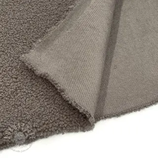 Mantelstoff TEDDY taupe