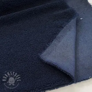 Mantelstoff TEDDY navy