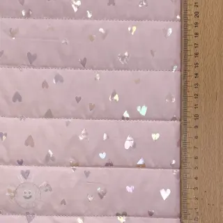 Steppstoffe FOIL Hearts