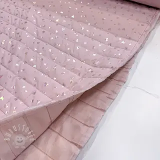 Steppstoffe FOIL Hearts