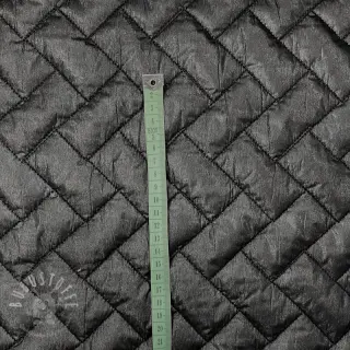 Steppstoffe Stepped foil black