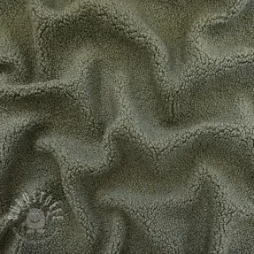 Mantelstoff TEDDY forest green