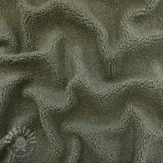 Mantelstoff TEDDY forest green