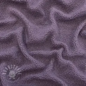 Mantelstoff TEDDY purple