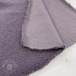 Mantelstoff TEDDY purple