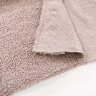 Mantelstoff TEDDY powder