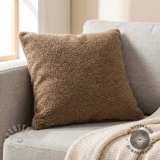 Mantelstoff TEDDY soft taupe