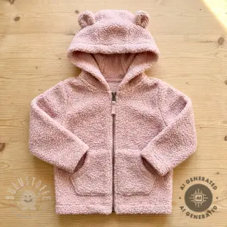 Mantelstoff TEDDY powder